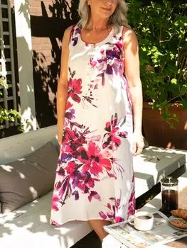 Ночная рубашка Nora Rose by Cyberjammies Delilah с цветочным принтом, разноцветная