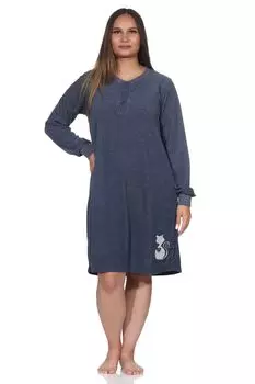 Ночная рубашка NORMANN Frottee, синий