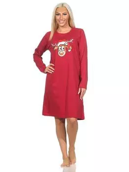 Ночная рубашка NORMANN, красный