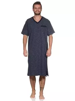 Ночная рубашка NORMANN Kurzarm, темно-серый