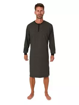 Ночная рубашка NORMANN langarm Bndchen, коричневый