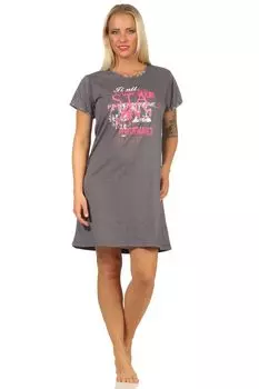 Ночная рубашка NORMANN, серый