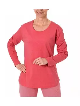 Ночная рубашка NORMANN Shirt Oberteil langarm Mix & Match, красный