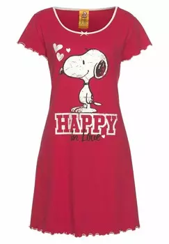 Ночная рубашка Peanuts, красный