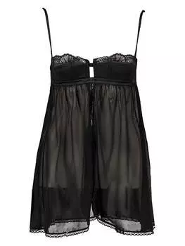 Ночная рубашка PETITE FLEUR, черный