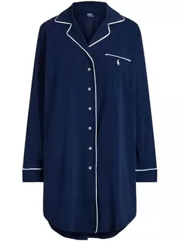 Ночная рубашка-пижама Polo Ralph Lauren, синий