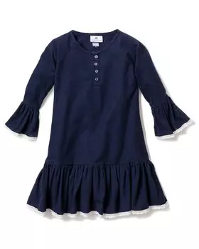 Ночная рубашка «Pleite Plume» из фланели «Arabella» Petite Plume, синий