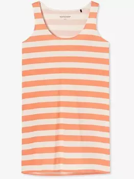 Ночная рубашка просто в полоску Schiesser, оранжевый