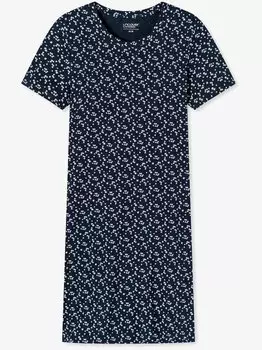 Ночная рубашка раскрыть Schiesser, синий