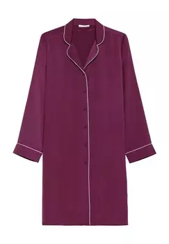 Ночная рубашка Rosy Memory Flora с воротником с лацканами и окантовкой для женщин DESIReE, цвет Purple Potion