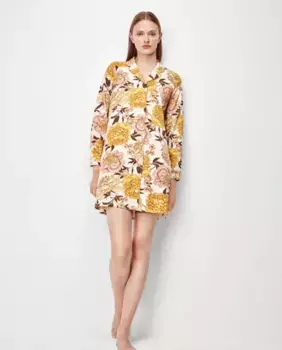 Ночная рубашка-рубашка с длинными рукавами Gisela, мультиколор