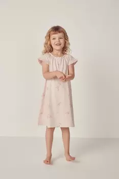 Ночная рубашка с черепаховым принтом компании The White Company, белый