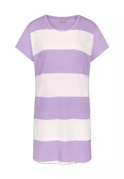 Ночная рубашка с коротким рукавом и круглым вырезом, женская Triumph, цвет Violet Light Combination