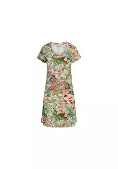 Ночная рубашка с коротким рукавом Isa Noleste ESSENZA, цвет Greenish