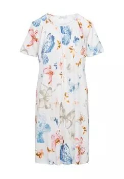 Ночная рубашка с короткими рукавами и круглым вырезом бабочки для женщин Louis Fraud, цвет Butterfly