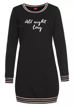 Ночная рубашка s.Oliver, черный