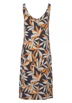 Ночная рубашка S.Oliver, длина макси, цвет Mehrfarbig-Gemustert