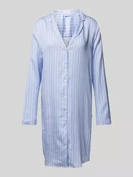 Ночная рубашка с полосатым узором Seidensticker, светло-голубой