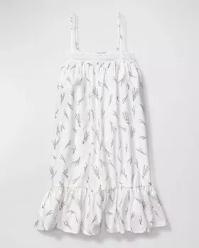 Ночная рубашка с принтом «Лилии и поля Прованса», размер 2–12 Petite Plume, цвет Fields Of Provence