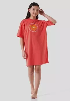 Ночная рубашка Schiesser, красный