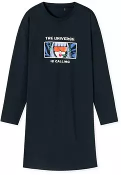 Ночная рубашка Schiesser, nachtblau