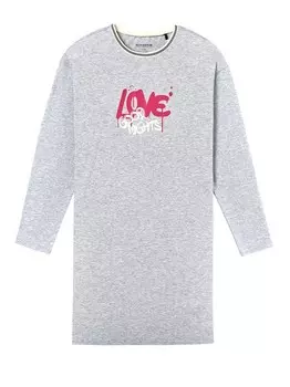 Ночная рубашка Schiesser, серый