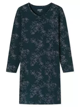 Ночная рубашка Schiesser Sleepshirt UNCOVER Nightwear, темно-синий