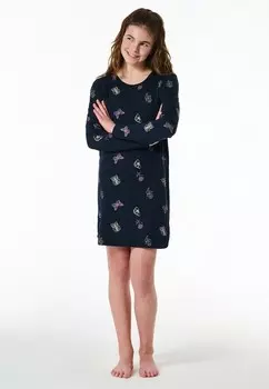Ночная рубашка Schiesser, темно-синий
