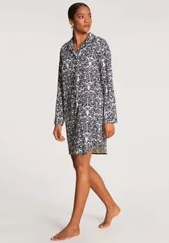 Ночная рубашка SEASON SPECIAL LANGARM Calida, синий