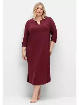 Ночная рубашка sheego, цвет weinrot