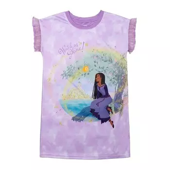 Ночная рубашка "Shining Wish" для девочек Disney's Wish Asha 4-8 Licensed Character, мультиколор