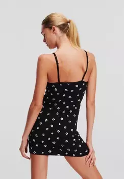 Ночная рубашка SLIP KARL LAGERFELD, черный
