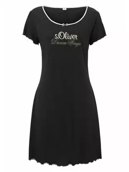 Ночная рубашка sOliver, черный