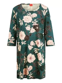 Ночная рубашка sOliver, цвет dunkelgrn-geblmt