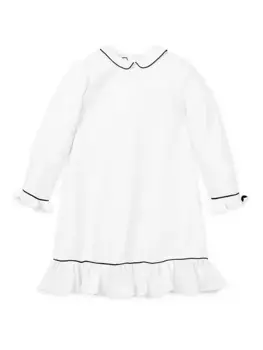 Ночная рубашка Sophia для маленьких девочек, маленьких девочек и девочек Petite Plume, белый