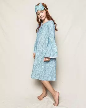 Ночная рубашка Stafford с цветочным принтом Petite Plume для девочек — Baby, Little Kid, Big Kid, зеленый