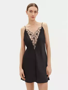 Ночная рубашка стандартного кроя Pulp Lush C22TW5 Chantelle, черный