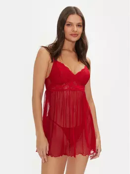 Ночная рубашка стандартного кроя Ysabel Mora, красный