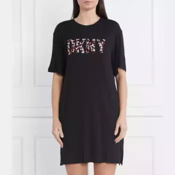 Ночная рубашка свободного кроя Dkny, черный