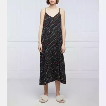 Ночная рубашка свободного кроя Dkny, черный