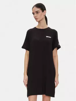 Ночная рубашка свободного покроя YI30051 Dkny, черный