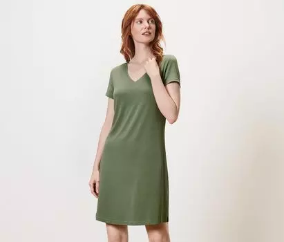 Ночная рубашка Tchibo, оливково-зеленый