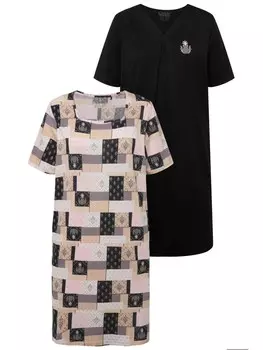 Ночная рубашка Ulla Popken, черный