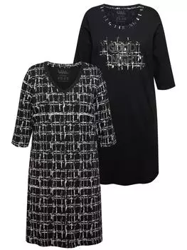 Ночная рубашка Ulla Popken, черный