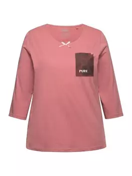 Ночная рубашка Ulla Popken Pyjama Shirt, цвет altrosa