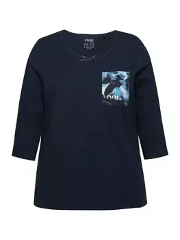 Ночная рубашка Ulla Popken Pyjama Shirt, синий