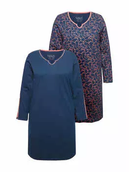 Ночная рубашка Ulla Popken, темно-синий