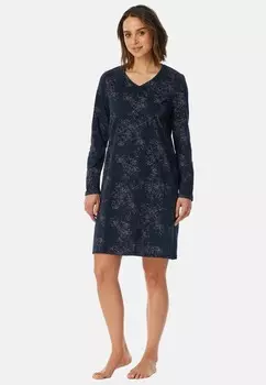 Ночная рубашка uncover by Schiesser, темно-синий