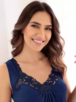 Ночная рубашка "Вашпур" "Ночная рубашка" Wschepur, синий