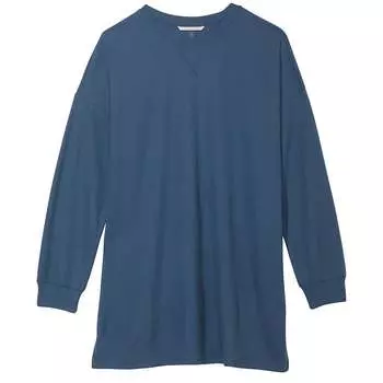 Ночная рубашка Victoria's Secret Glow Waffle Long-Sleeve, синий